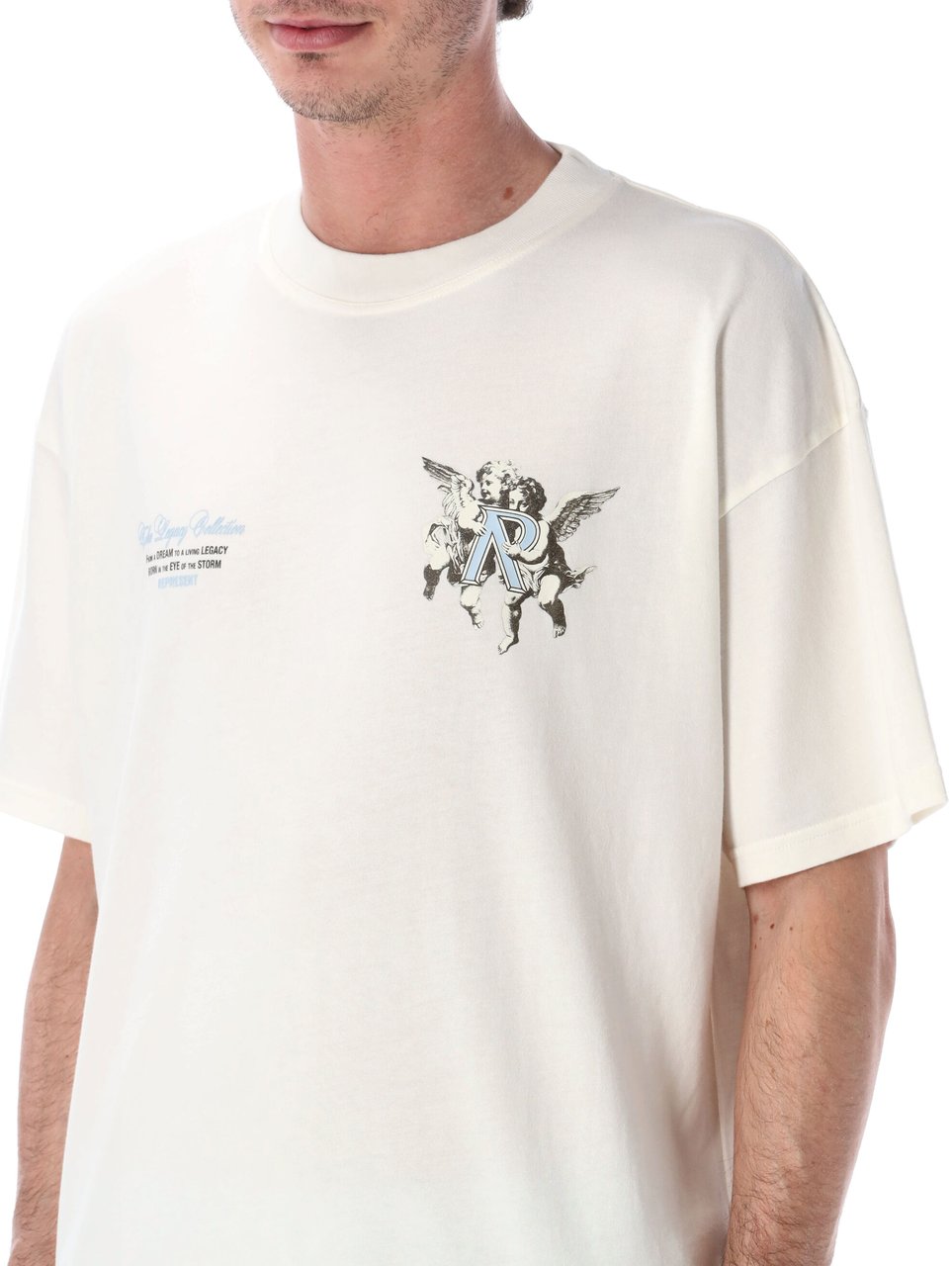 Represent T-Shirts And Polos Flat White Wit
