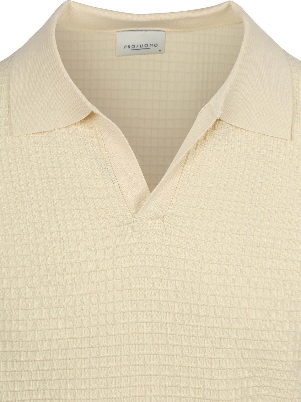 Profuomo Offwhite polo Wit