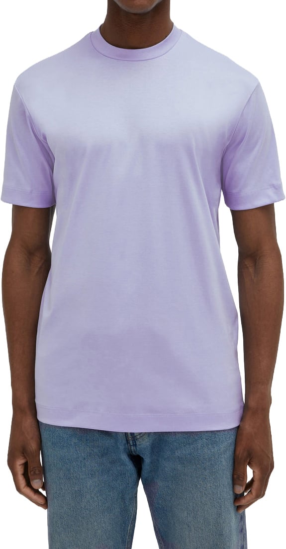 Valenza interlocksupimashir lichtblauw Blauw