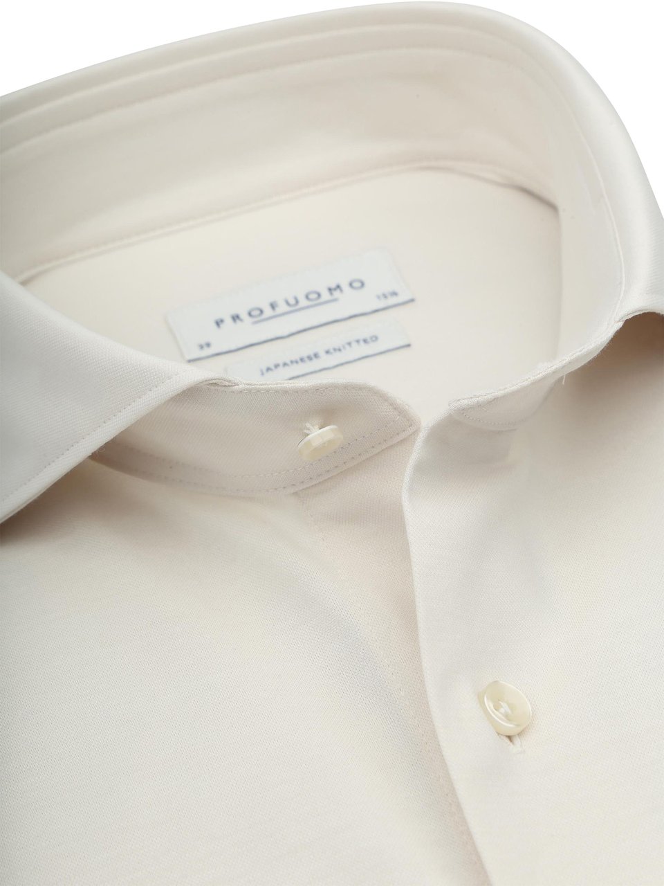 Profuomo japanese knitted offwhite Wit