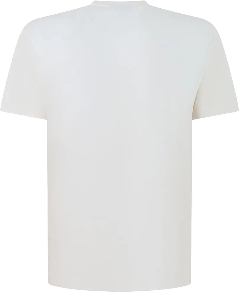 EA7 Logo T-shirt Sugar Swizzle Wit