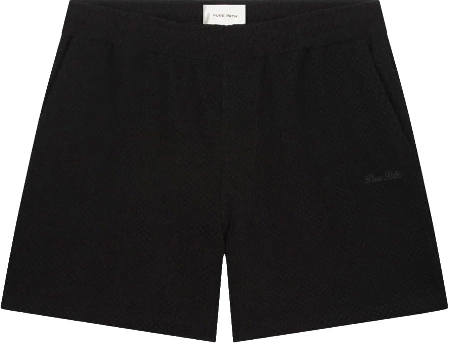 Pure Path Honeycomb shorts 26010502 black Zwart