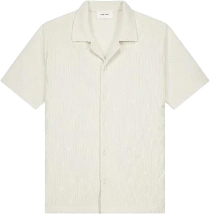 Pure Path Honeycomb Shirt ecru 26010206 Wit