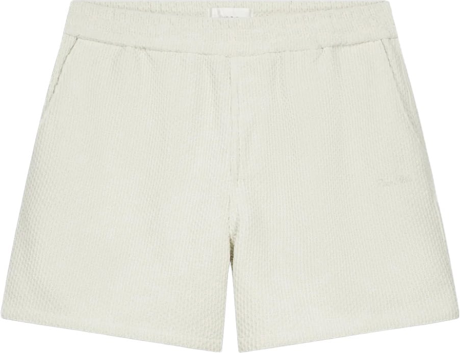 Pure Path Honeycomb shorts ecru 26010502 Wit