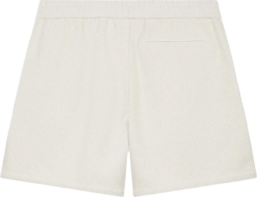 Pure Path Honeycomb shorts ecru 26010502 Wit