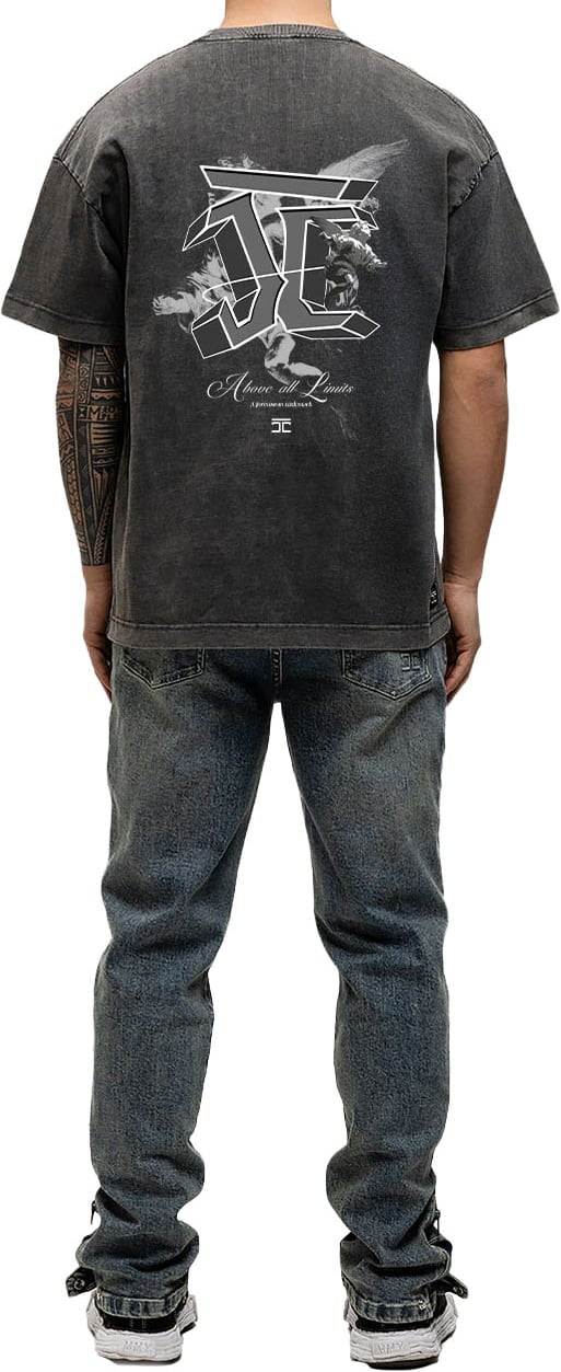 JORCUSTOM AboveAll Loose Fit T-Shirt AcidGrey Grijs