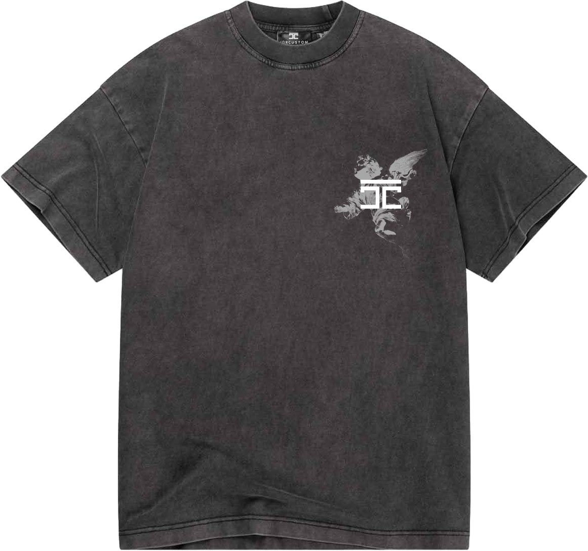 JORCUSTOM AboveAll Loose Fit T-Shirt AcidGrey Grijs