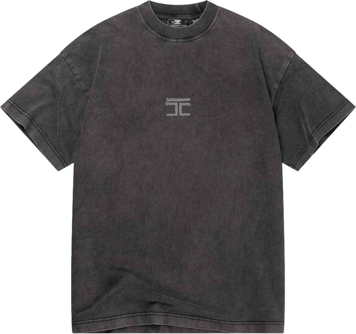 JORCUSTOM Artist Loose Fit T-Shirt AcidGrey Grijs