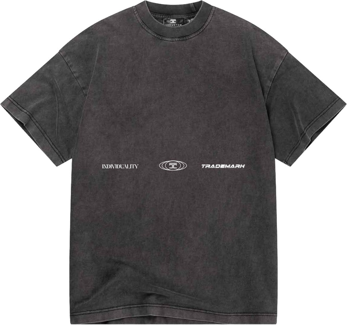 JORCUSTOM Uncommon Loose Fit T-Shirt AcidGrey Grijs