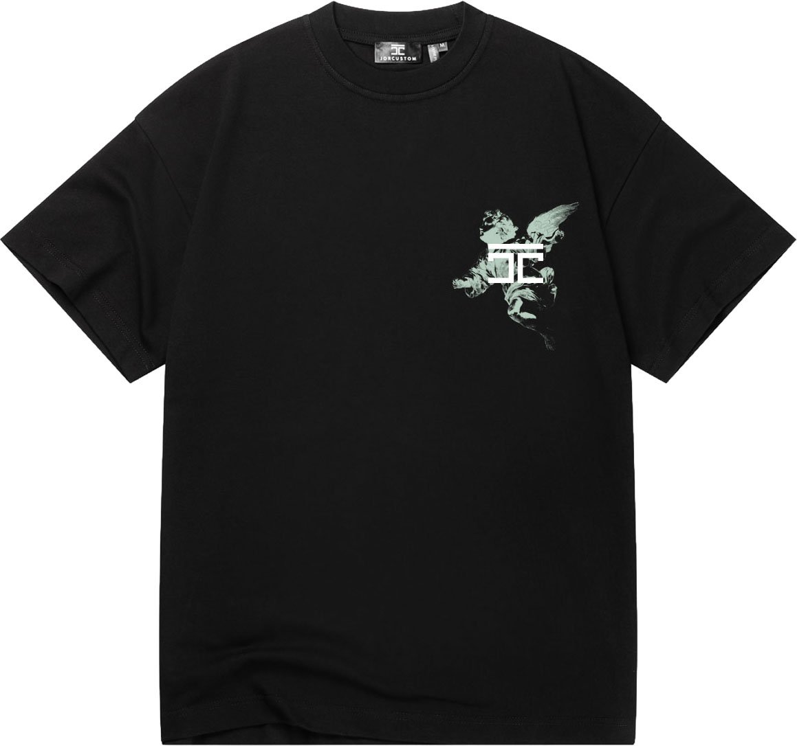 JORCUSTOM AboveAll Loose Fit T-Shirt Black Zwart