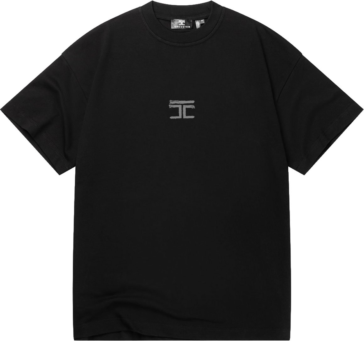 JORCUSTOM Artist Loose Fit T-Shirt Black Zwart