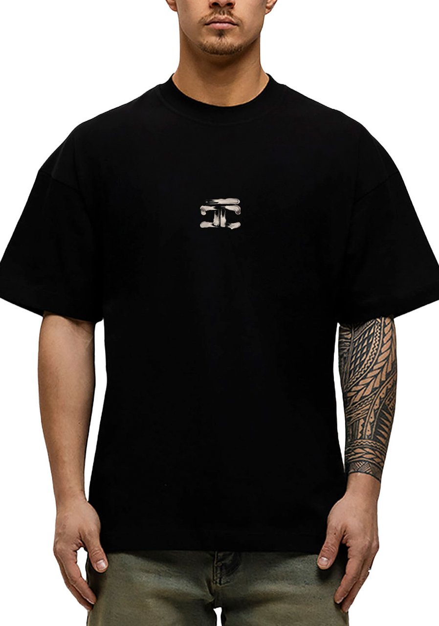JORCUSTOM ArtistTwo Loose Fit T-Shirt Black Zwart