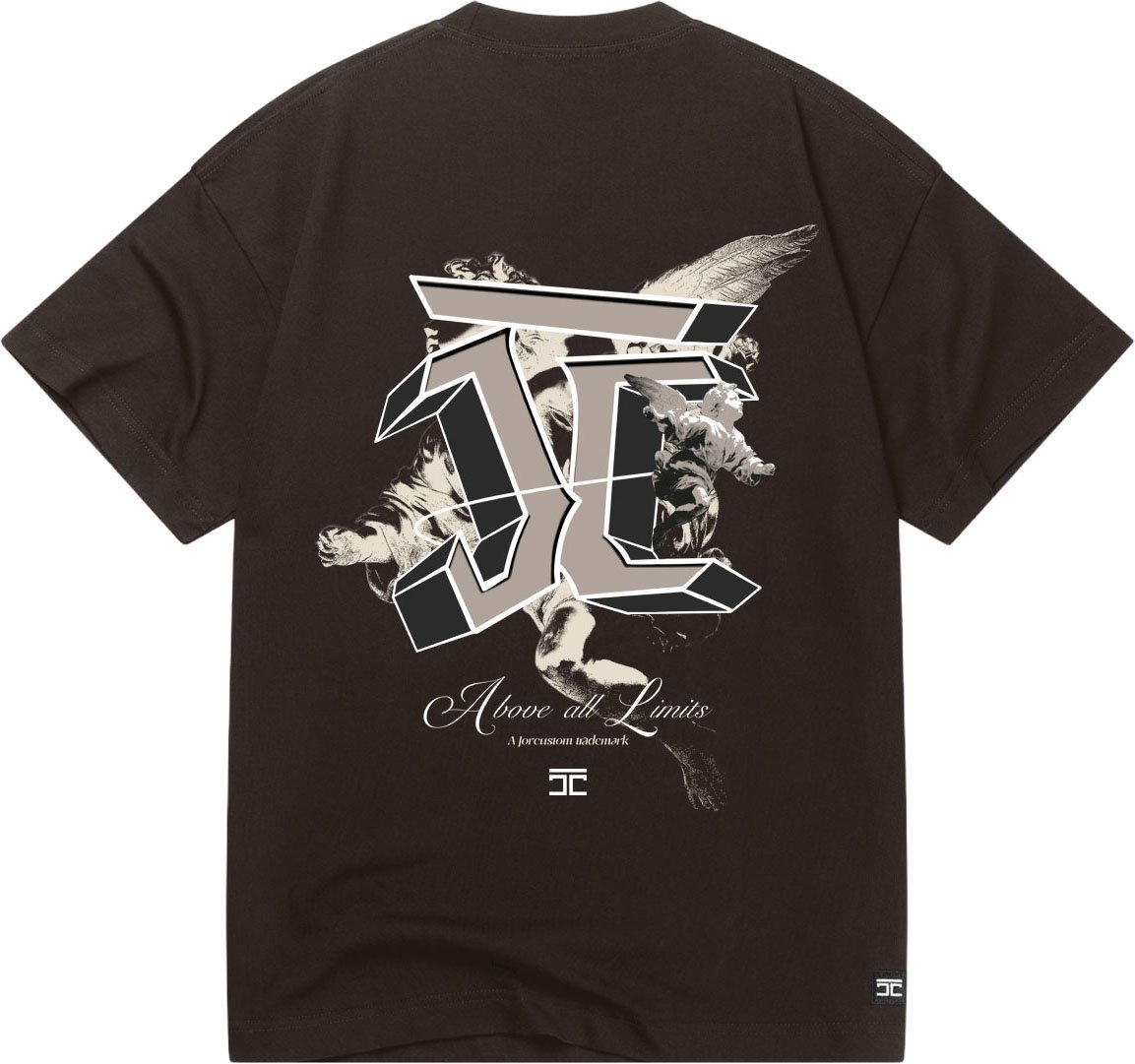 JORCUSTOM AboveAll Loose Fit T-Shirt Brown Bruin