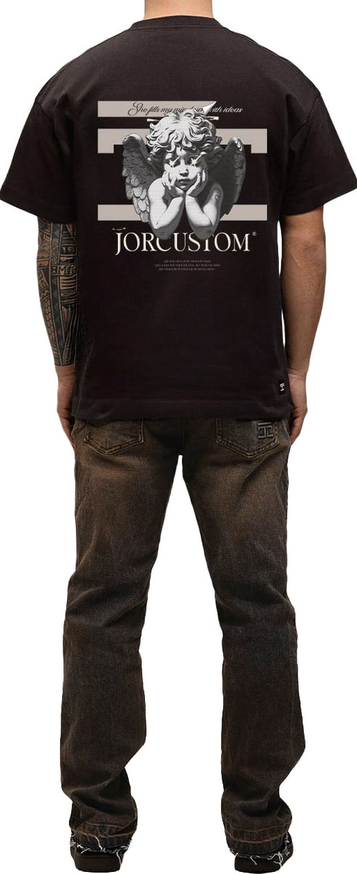 JORCUSTOM AngelTwo Loose Fit T-Shirt Brown Bruin