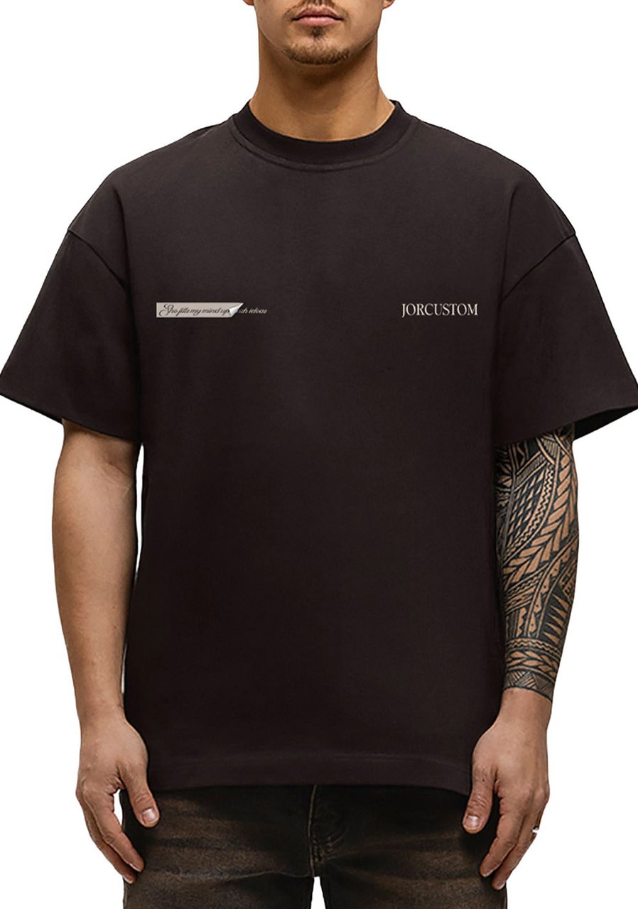 JORCUSTOM AngelTwo Loose Fit T-Shirt Brown Bruin