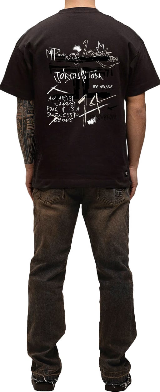 JORCUSTOM Artist Loose Fit T-Shirt Brown Bruin
