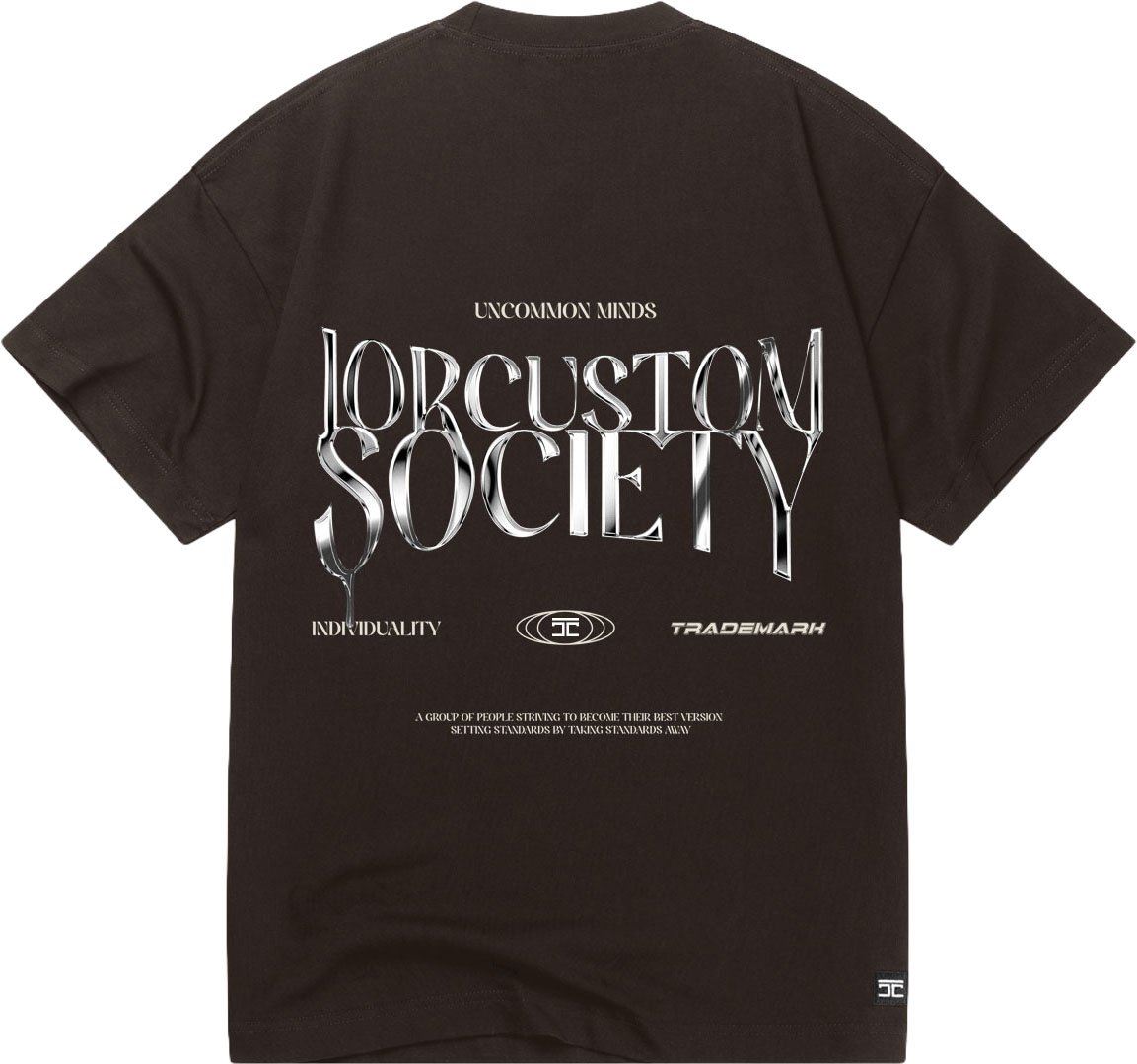 JORCUSTOM Uncommon Loose Fit T-Shirt Brown Bruin