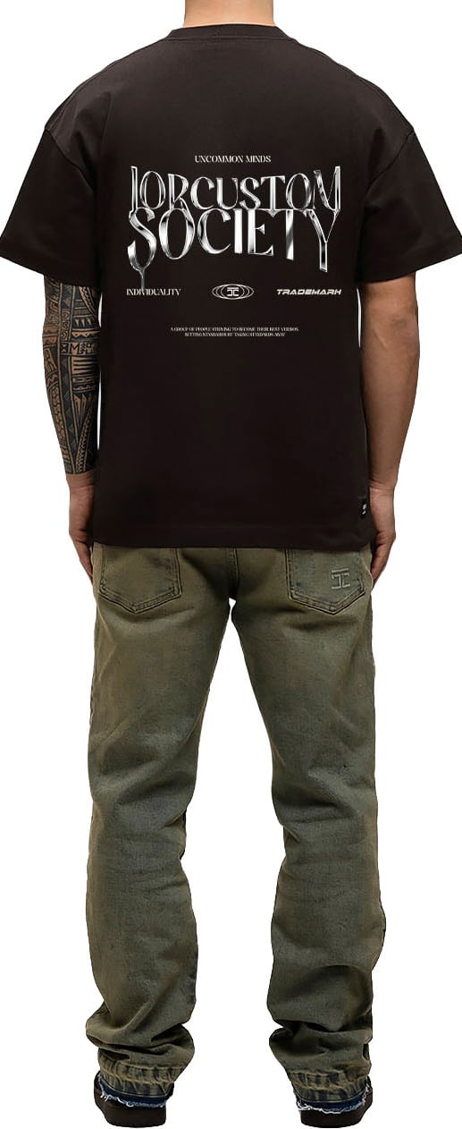 JORCUSTOM Uncommon Loose Fit T-Shirt Brown Bruin