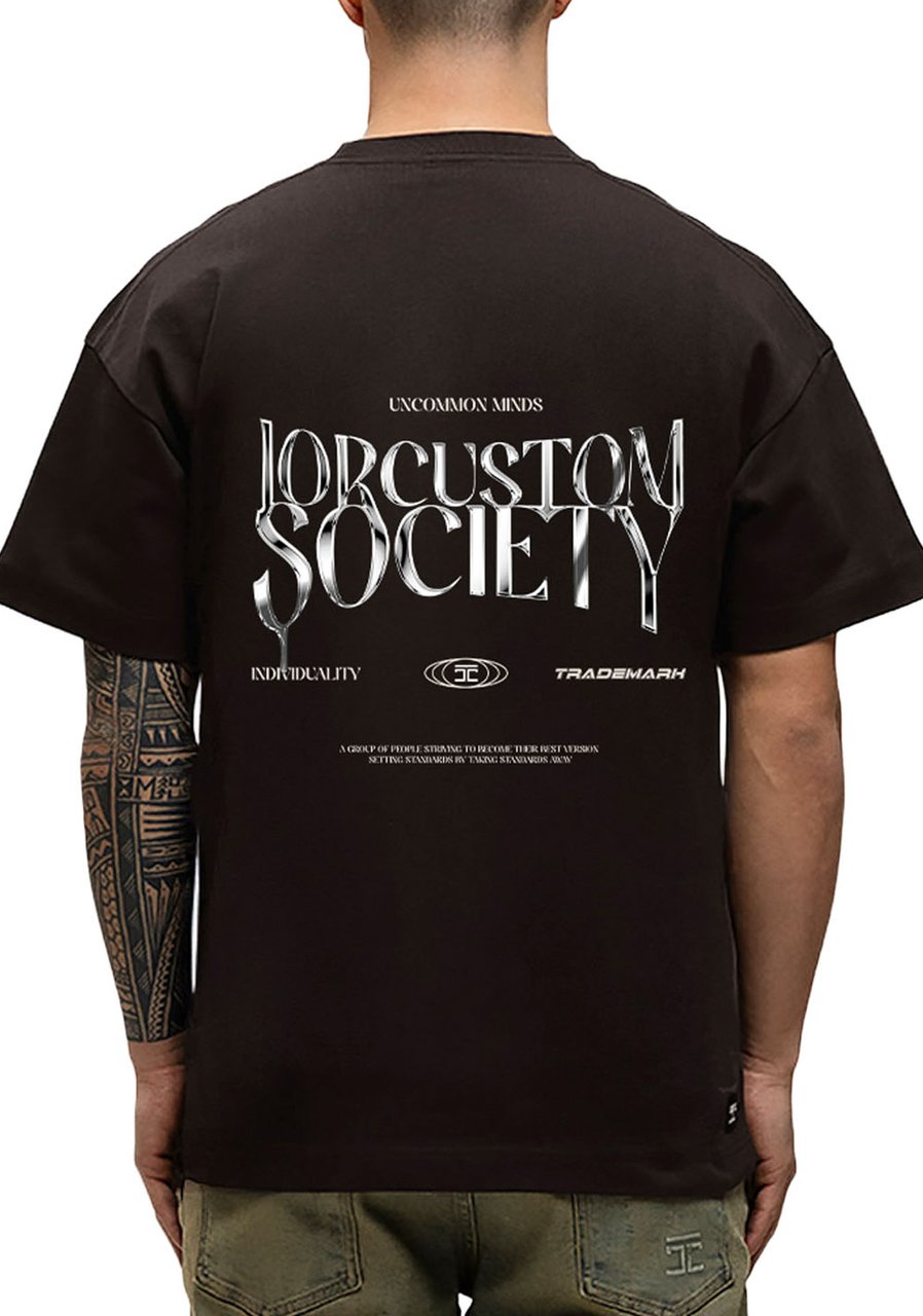 JORCUSTOM Uncommon Loose Fit T-Shirt Brown Bruin
