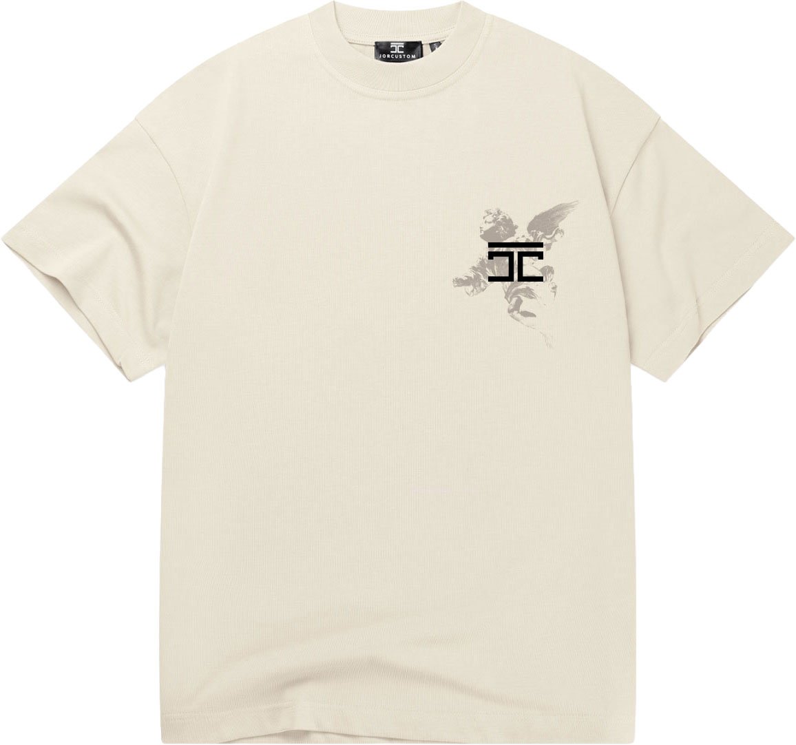 JORCUSTOM AboveAll Loose Fit T-Shirt Creme Beige