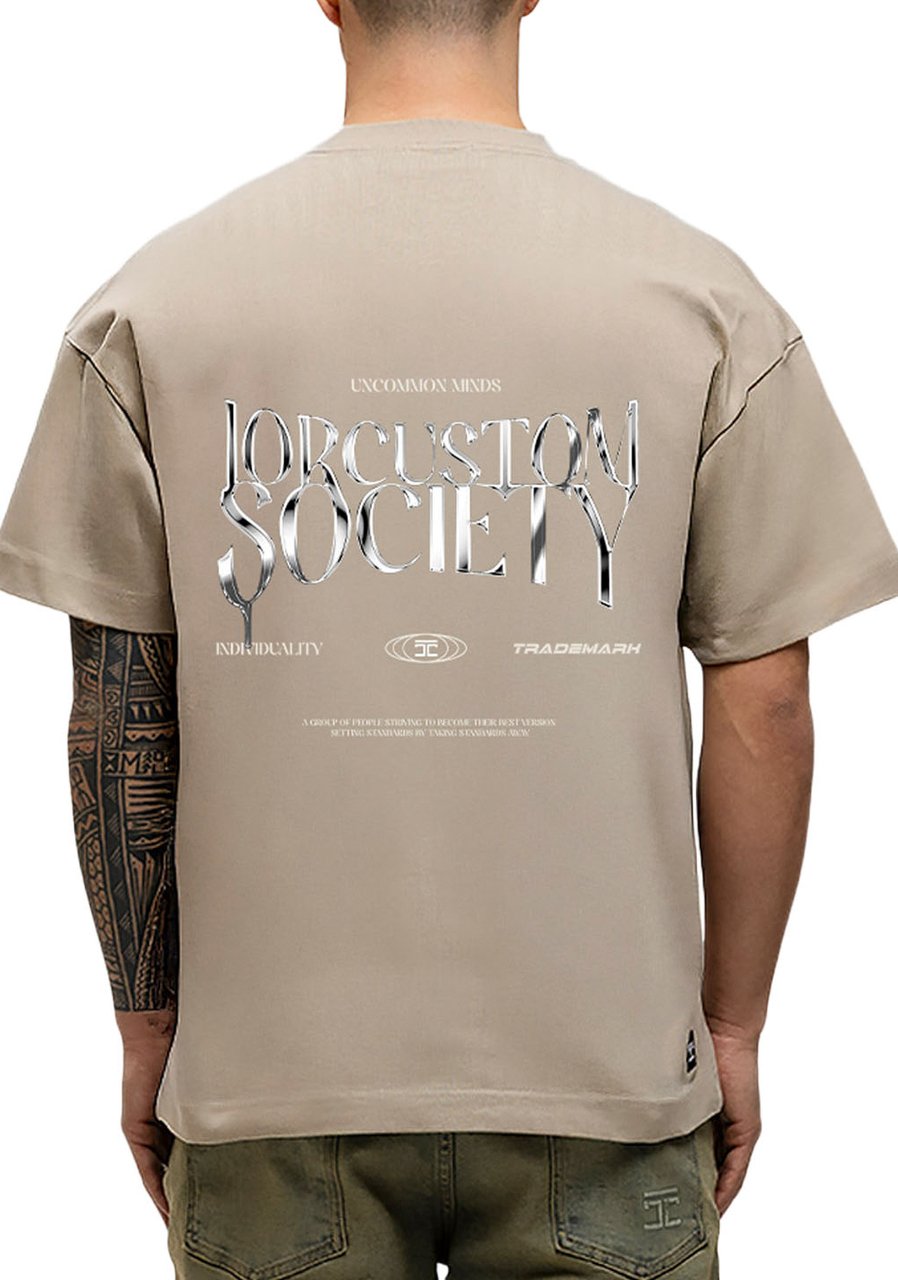 JORCUSTOM Uncommon Loose Fit T-Shirt Taupe Taupe