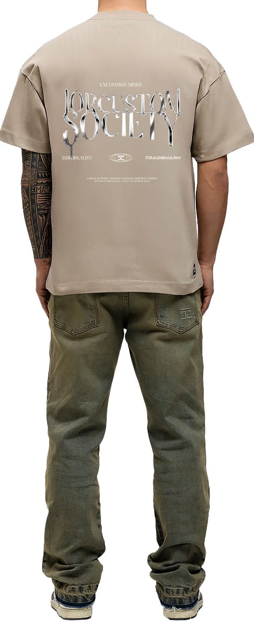 JORCUSTOM Uncommon Loose Fit T-Shirt Taupe Taupe