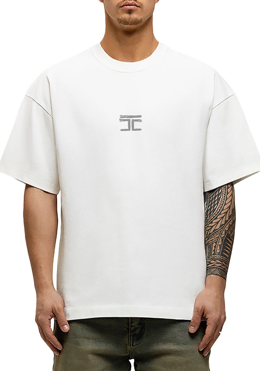 JORCUSTOM Artist Loose Fit T-Shirt White Wit