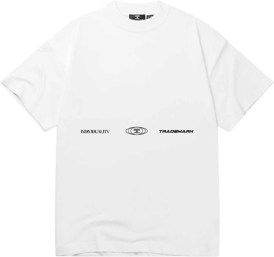 JORCUSTOM Uncommon Loose Fit T-Shirt White Wit