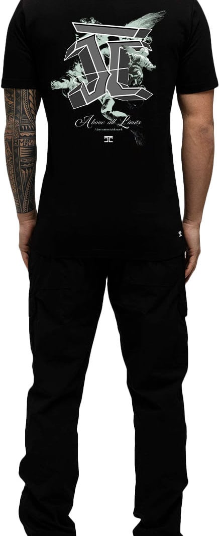 JORCUSTOM AboveAll Slim Fit T-Shirt Black Zwart