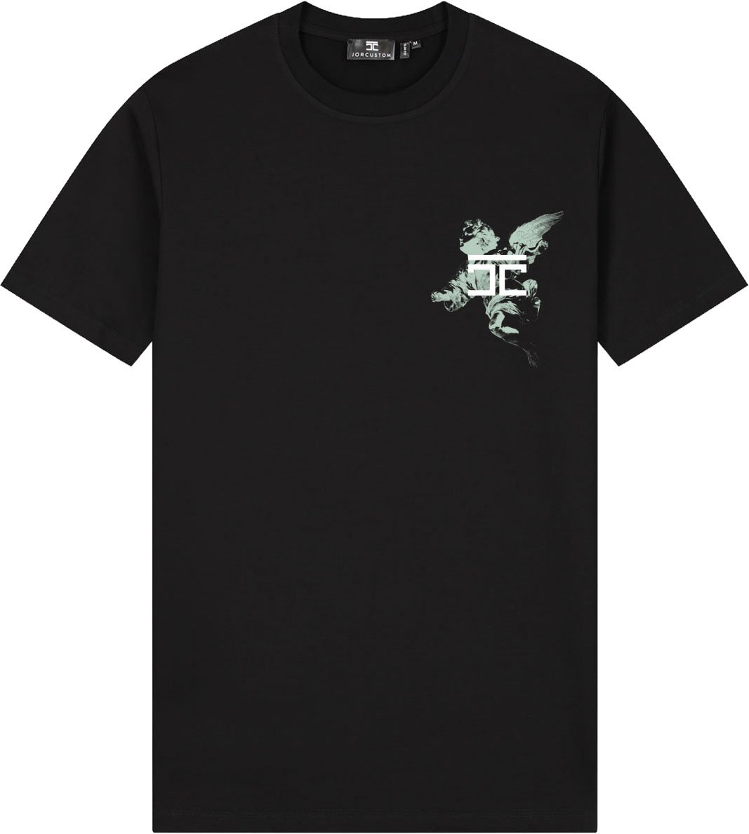 JORCUSTOM AboveAll Slim Fit T-Shirt Black Zwart