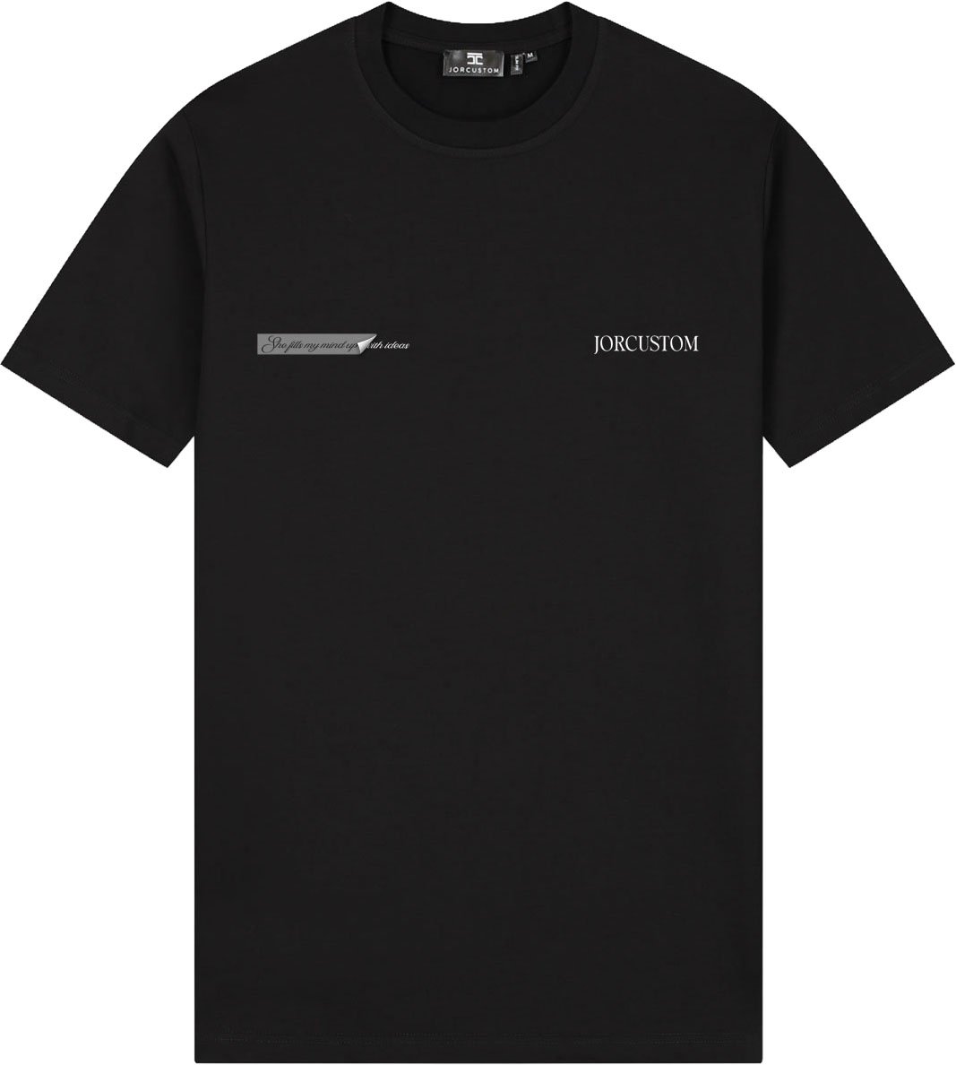 JORCUSTOM AngelTwo Slim Fit T-Shirt Black Zwart