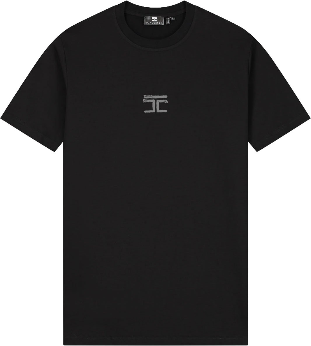 JORCUSTOM Artist Slim Fit T-Shirt Black Zwart