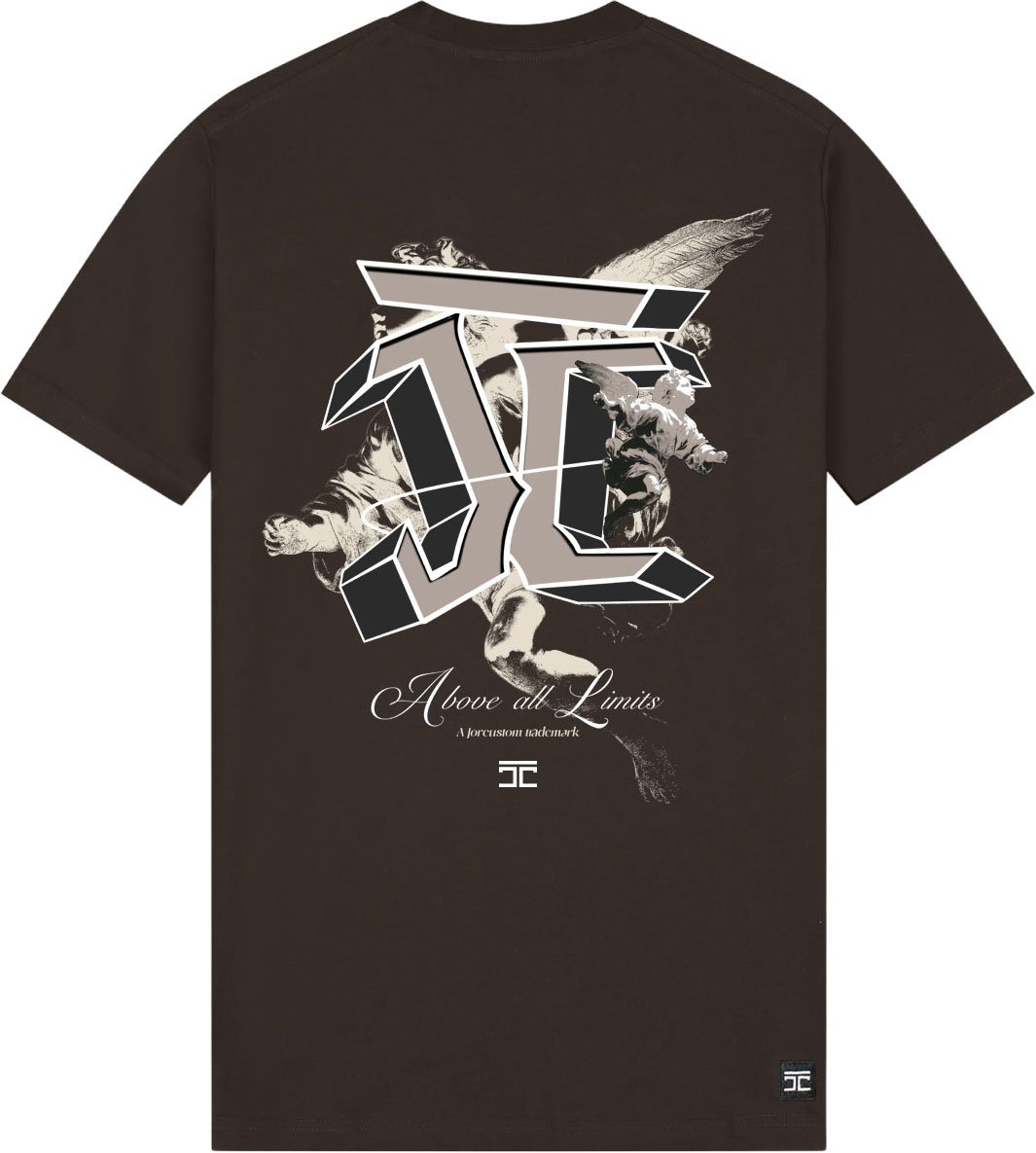 JORCUSTOM AboveAll Slim Fit T-Shirt Brown Bruin