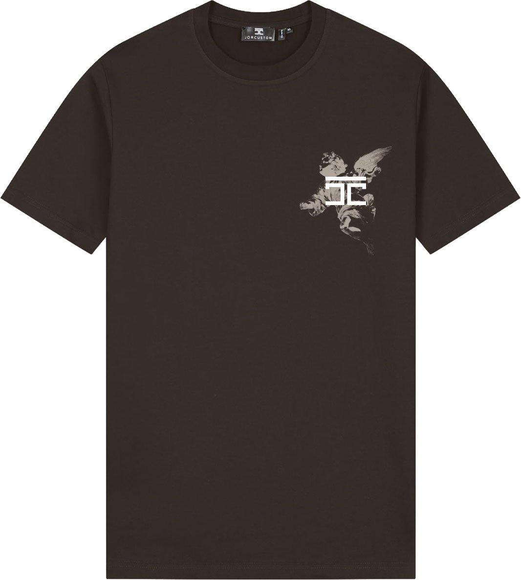 JORCUSTOM AboveAll Slim Fit T-Shirt Brown Bruin
