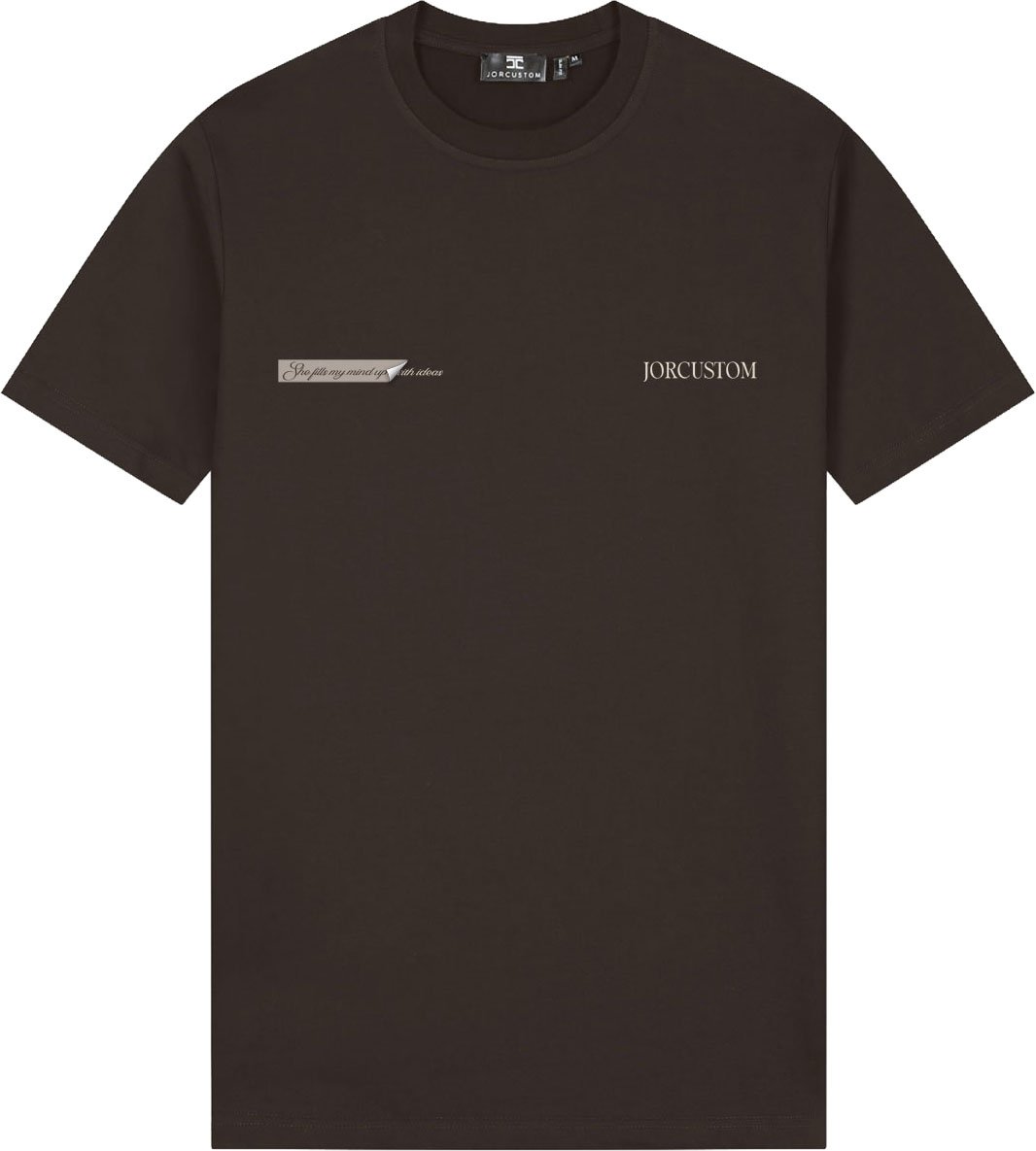 JORCUSTOM AngelTwo Slim Fit T-Shirt Brown Bruin