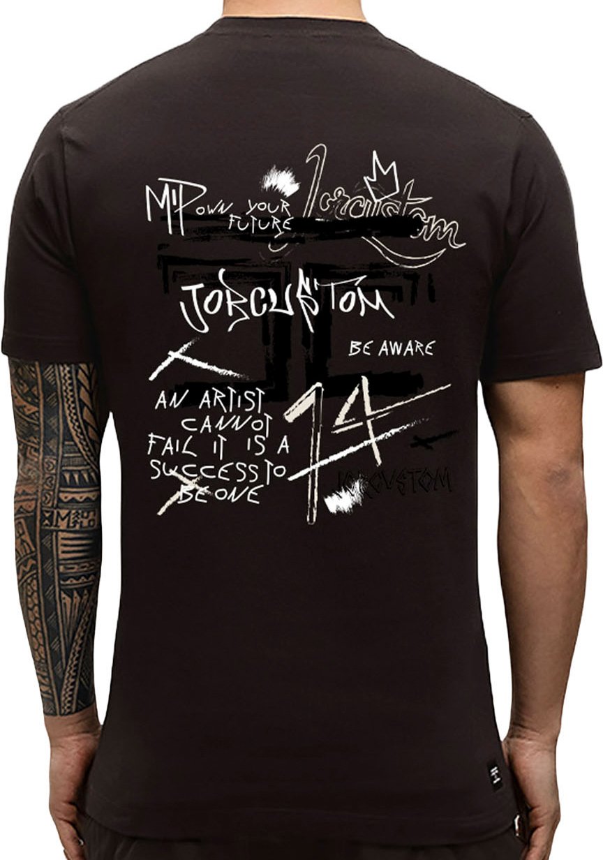 JORCUSTOM Artist Slim Fit T-Shirt Brown Bruin
