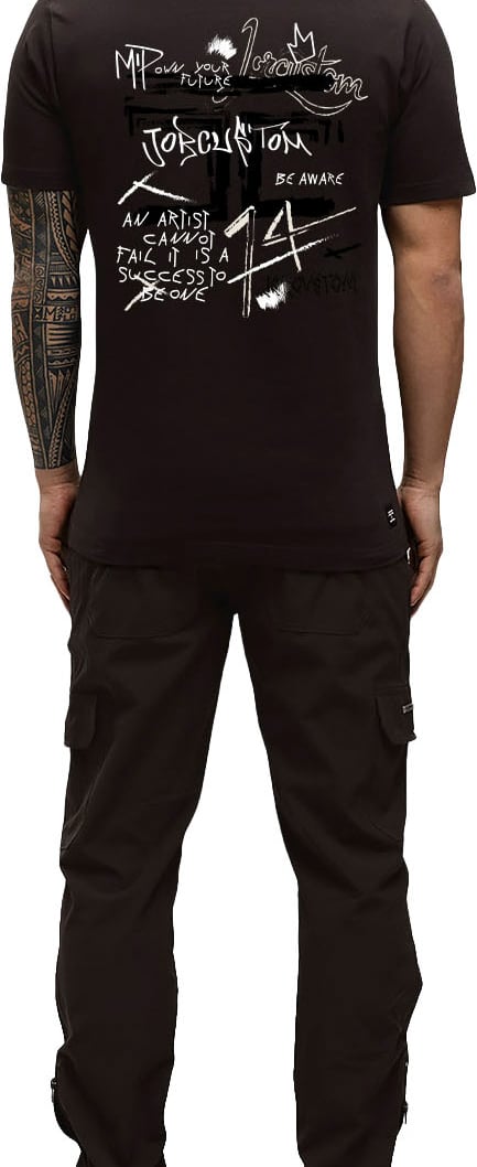 JORCUSTOM Artist Slim Fit T-Shirt Brown Bruin