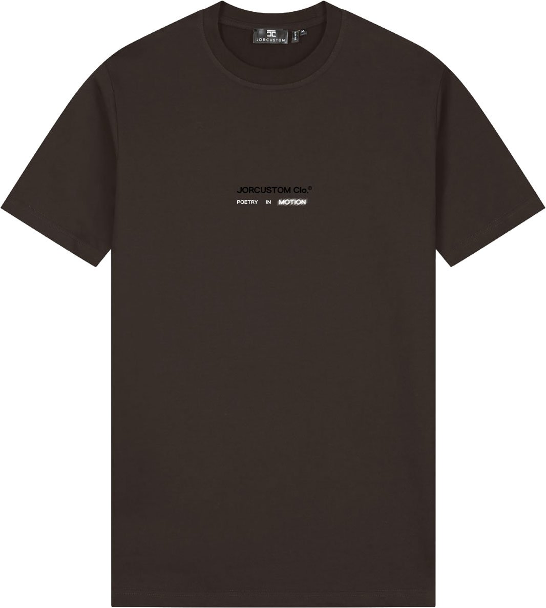 JORCUSTOM PoetryIn Slim Fit T-Shirt Brown Bruin