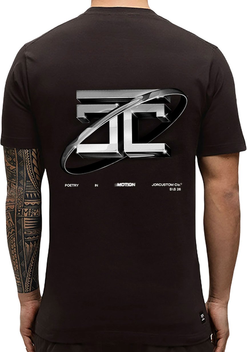 JORCUSTOM PoetryIn Slim Fit T-Shirt Brown Bruin