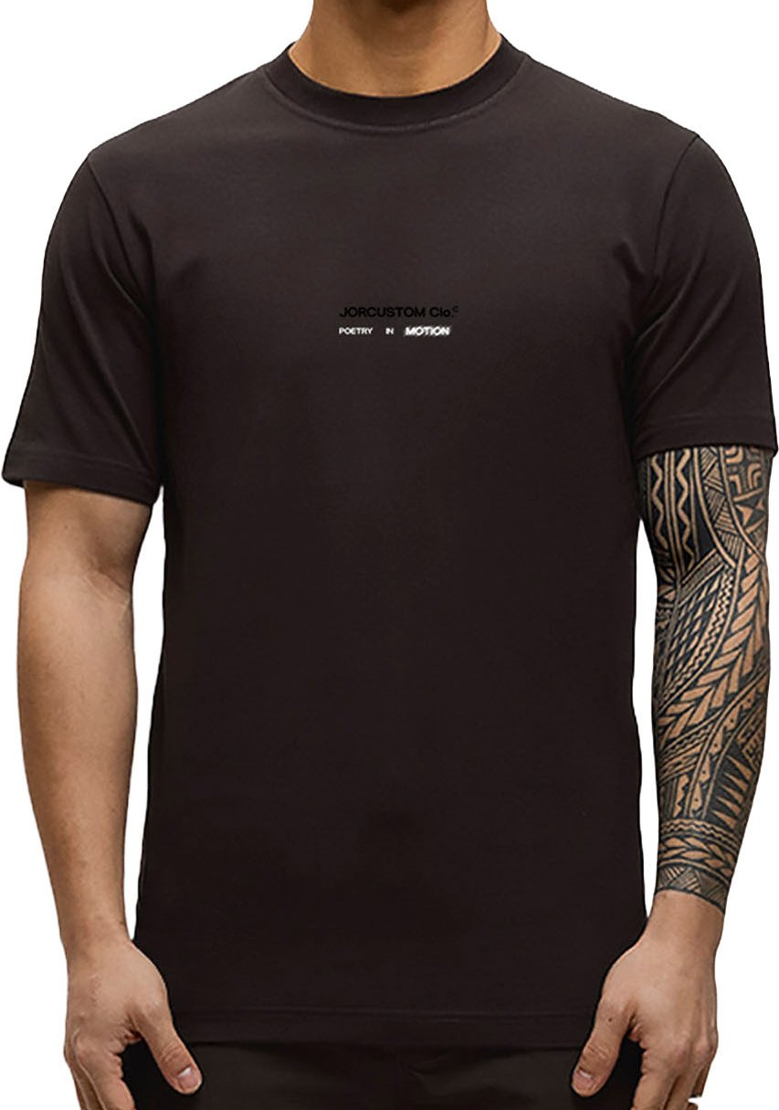 JORCUSTOM PoetryIn Slim Fit T-Shirt Brown Bruin