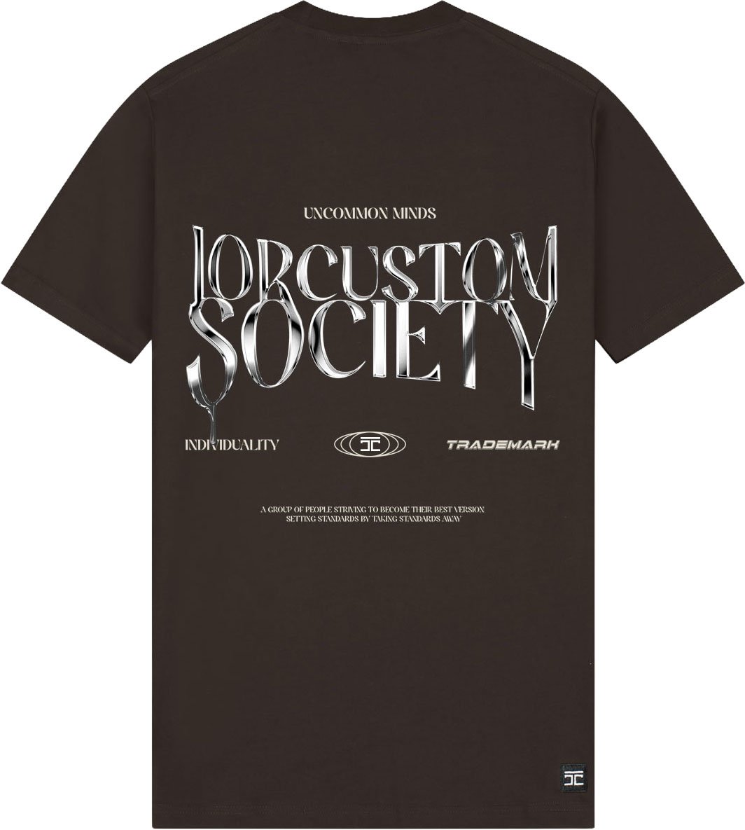 JORCUSTOM Uncommon Slim Fit T-Shirt Brown Bruin