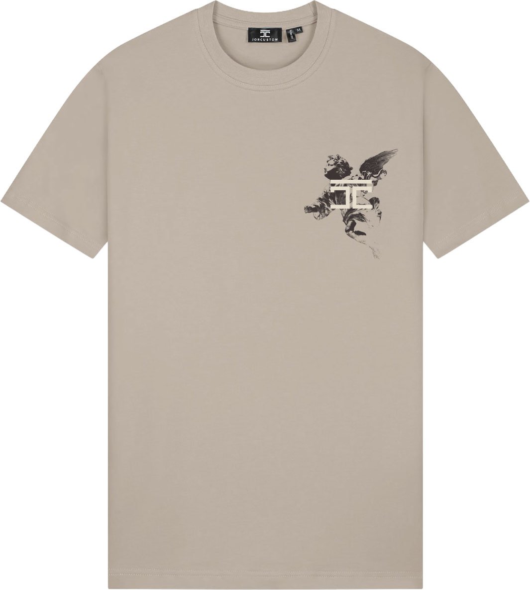 JORCUSTOM AboveAll Slim Fit T-Shirt Taupe Taupe