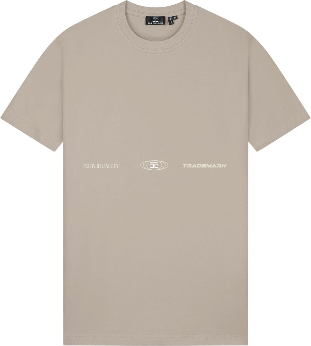 JORCUSTOM Uncommon Slim Fit T-Shirt Taupe Taupe