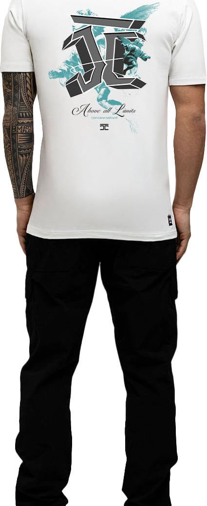 JORCUSTOM AboveAll Slim Fit T-Shirt White Wit