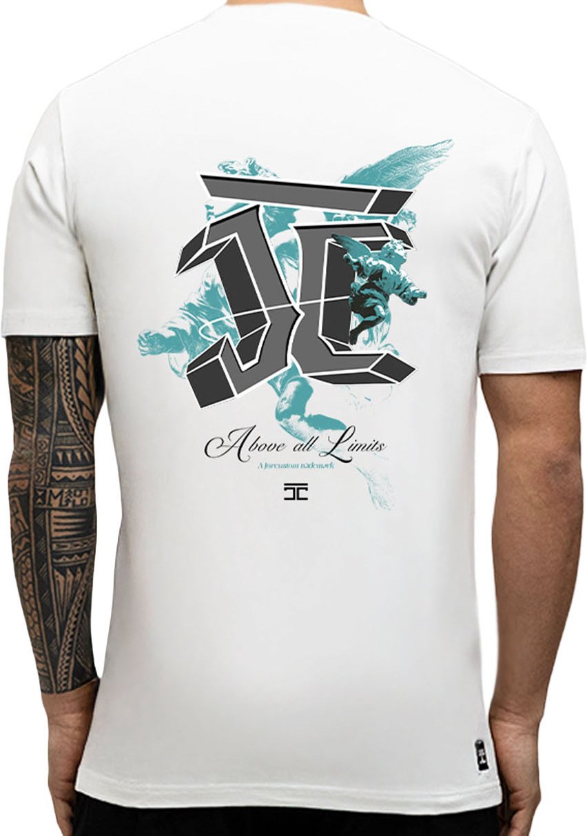 JORCUSTOM AboveAll Slim Fit T-Shirt White Wit