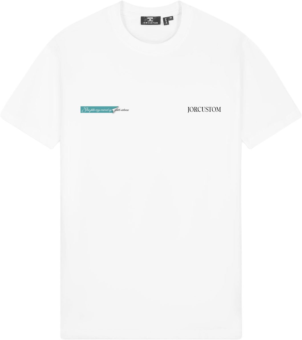 JORCUSTOM AngelTwo Slim Fit T-Shirt White Wit
