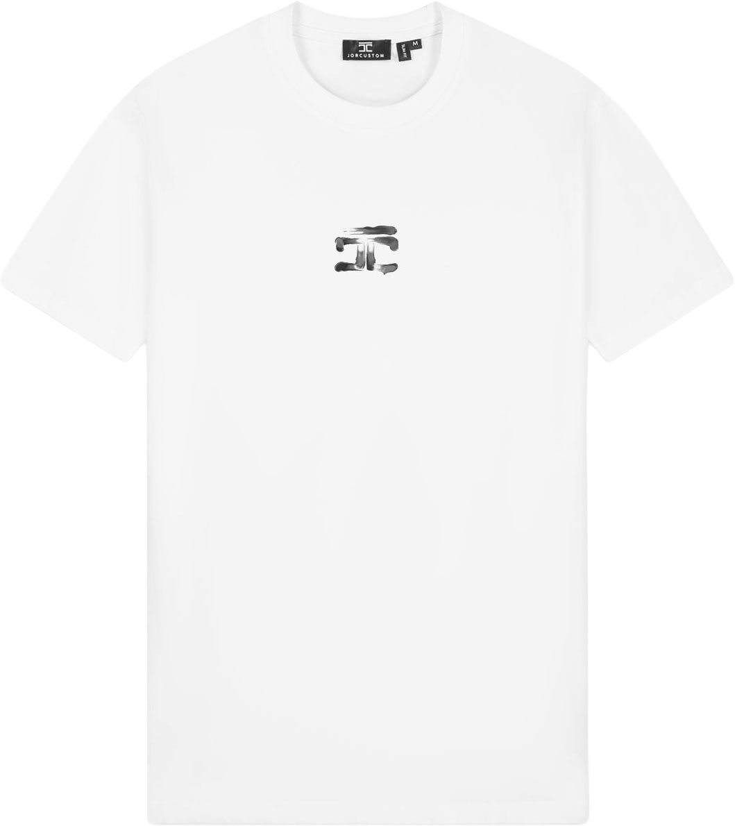 JORCUSTOM ArtistTwo Slim Fit T-Shirt White Wit