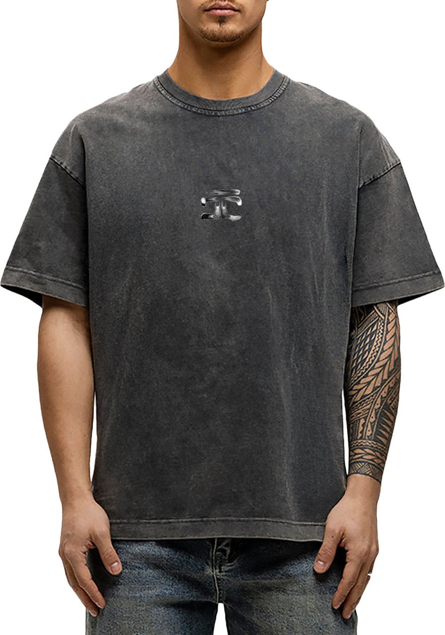 JORCUSTOM ArtistTwo Loose Fit T-Shirt AcidGre Grijs