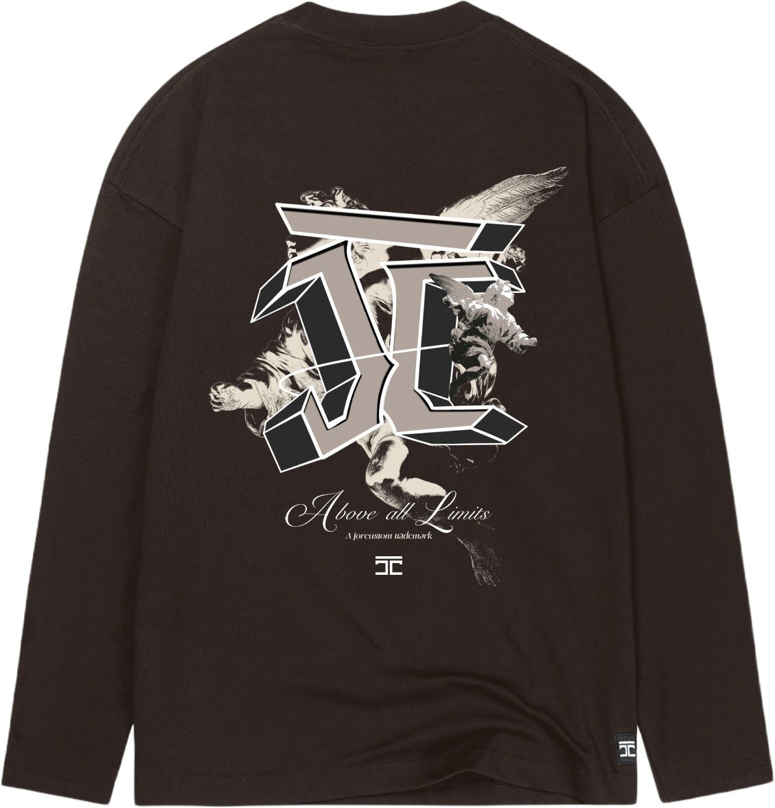 JORCUSTOM AboveAll Longsleeve T-Shirt Brown Bruin