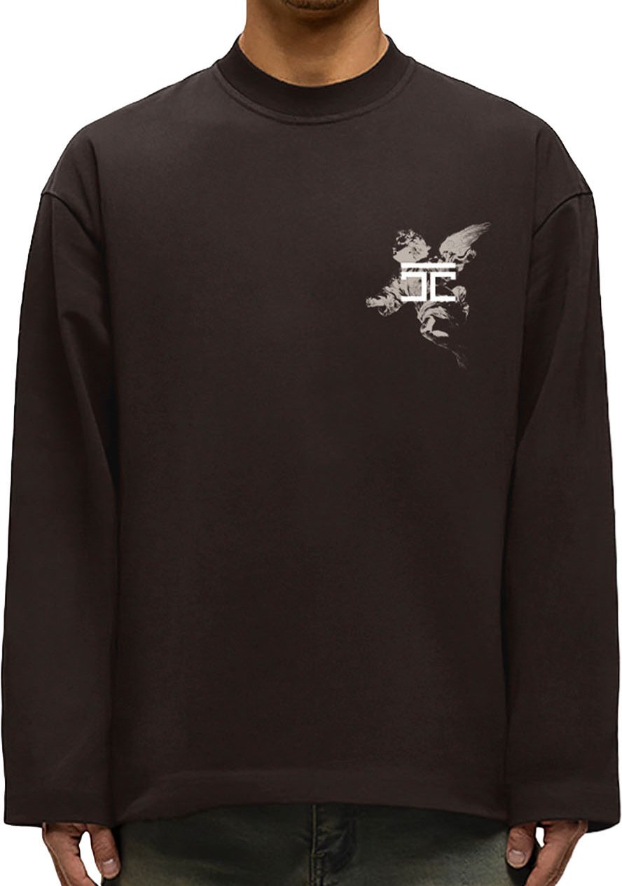 JORCUSTOM AboveAll Longsleeve T-Shirt Brown Bruin